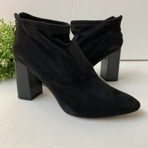 Franco Sarto Kortney Ankle Boot Block Heel Black